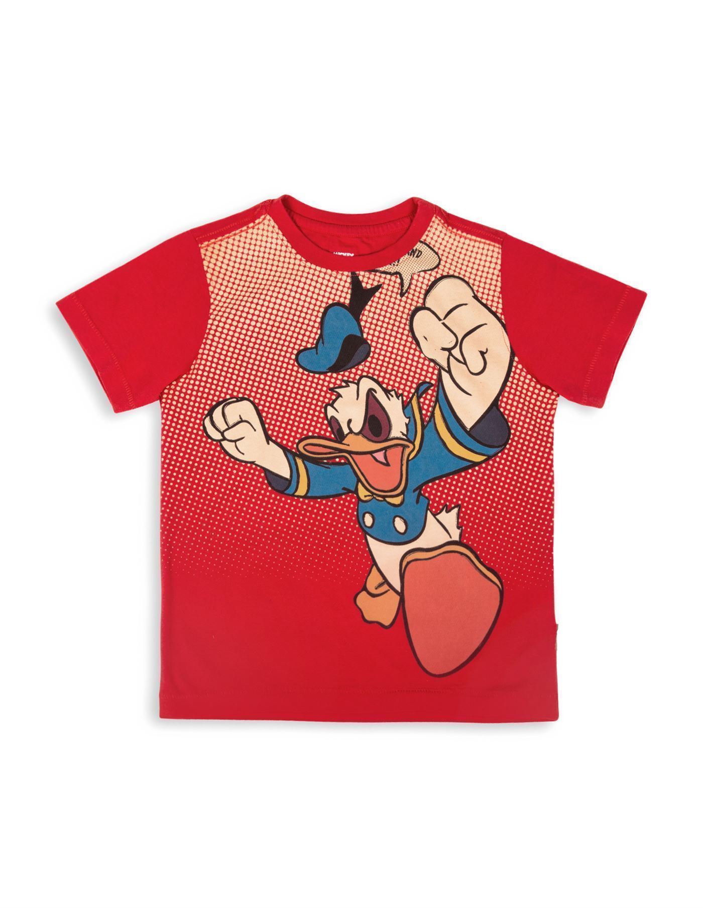 Flying Machine Boys Casual Wear Red T-Shirt